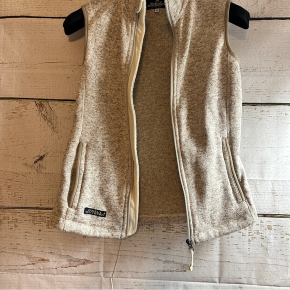 SIMPLY SOUTHERN Tried & True Women's Beige Full Zip Sleeveless Vest Size Small - Picture 3 of 14